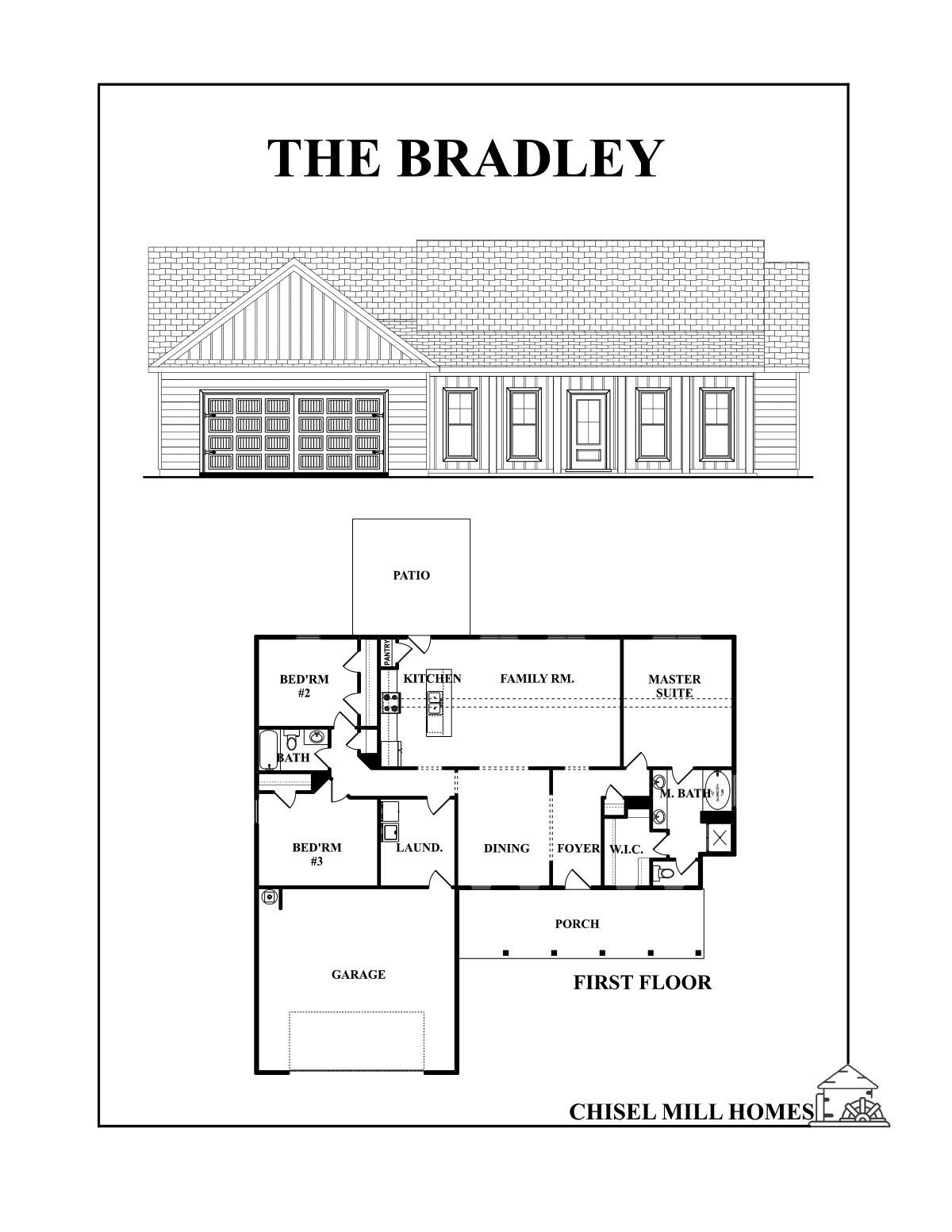 The Bradley Floorplan 1