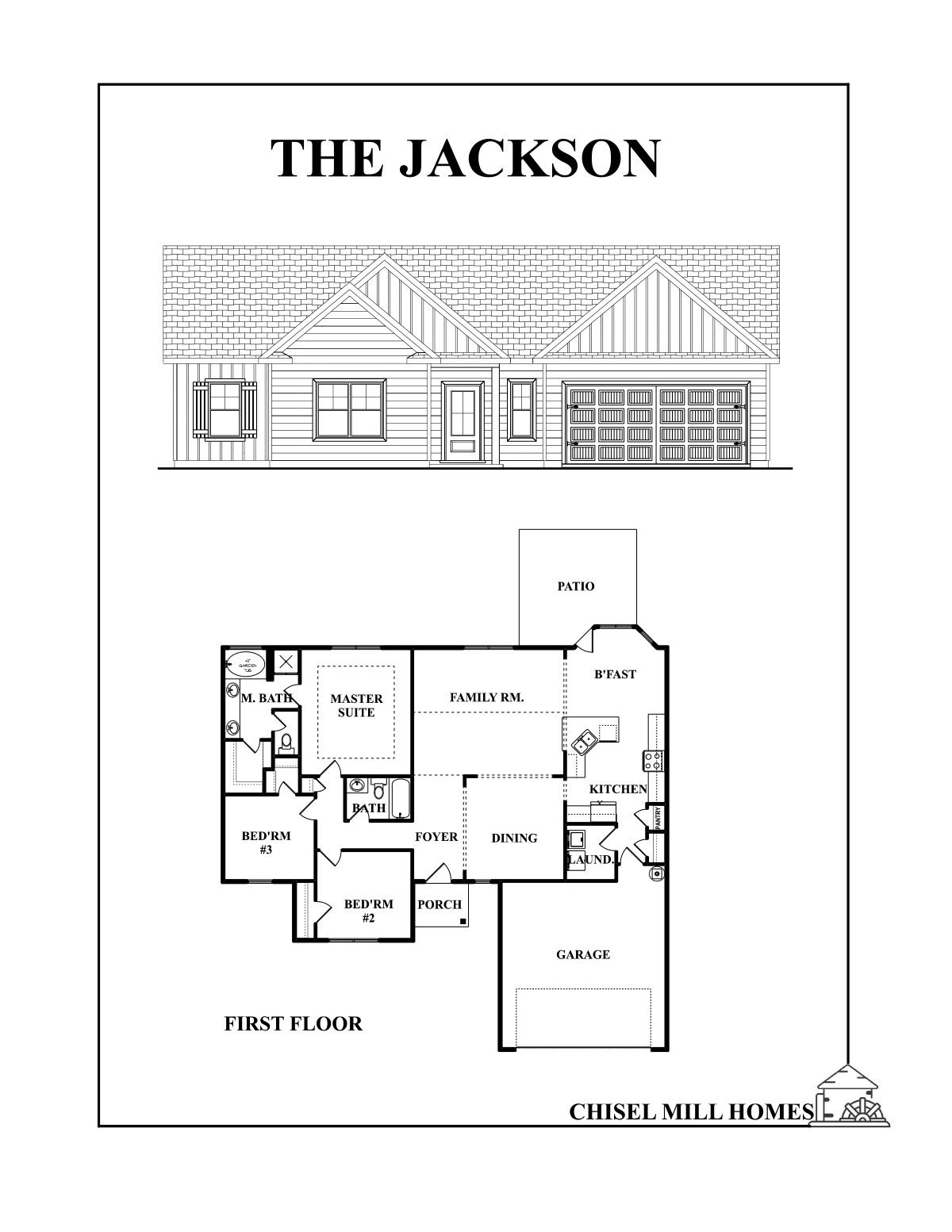 The Jackson Floorplan 1