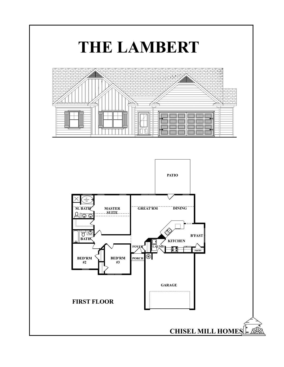 The Lambert Floorplan 1