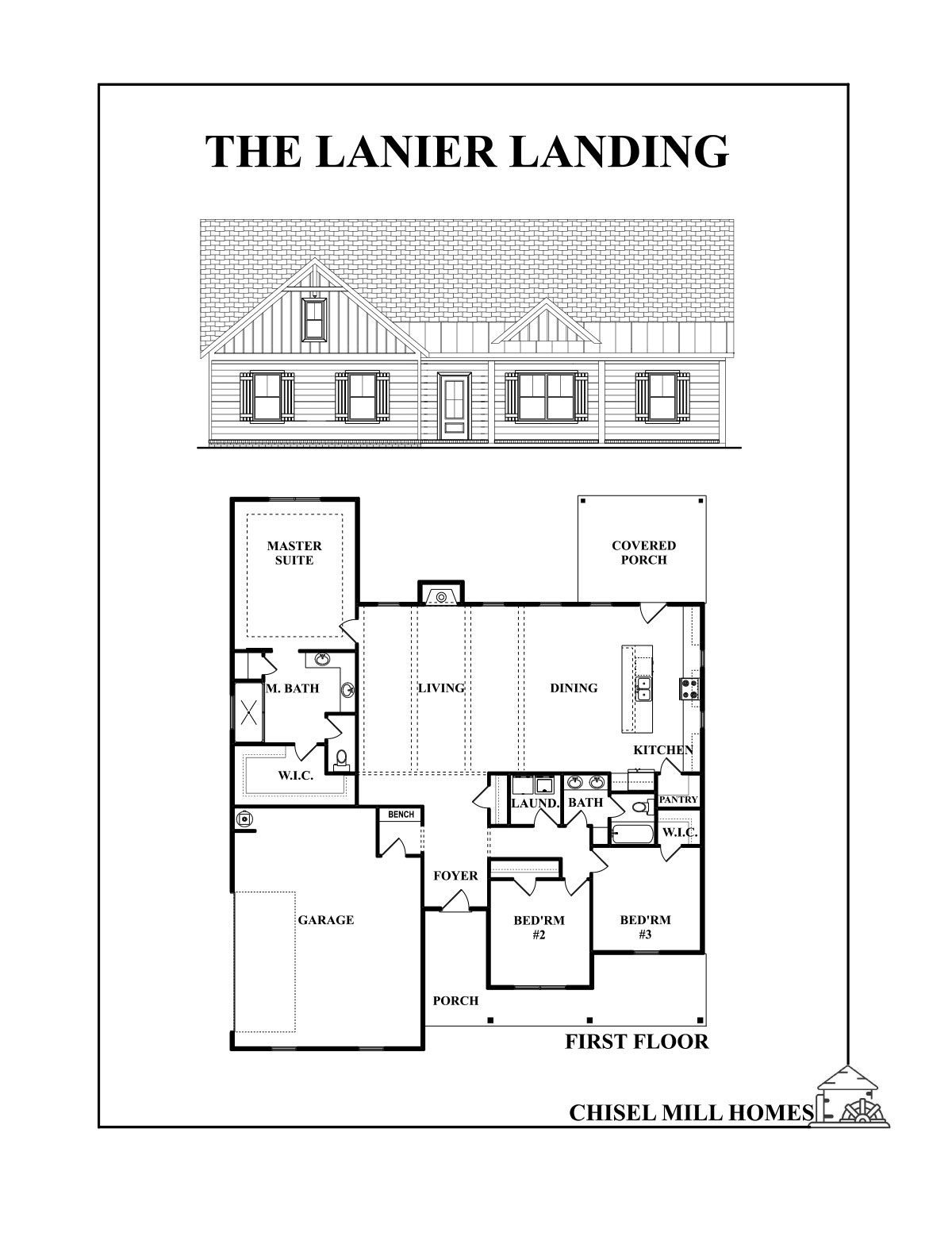 The Lanier Landing Floorplan 1
