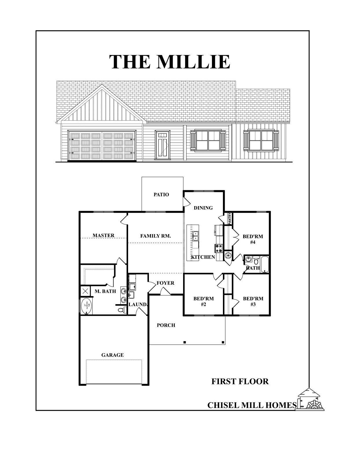 The Millie Floorplan 1