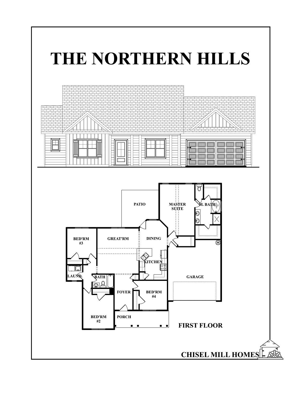 The Northern Hills Floorplan 1