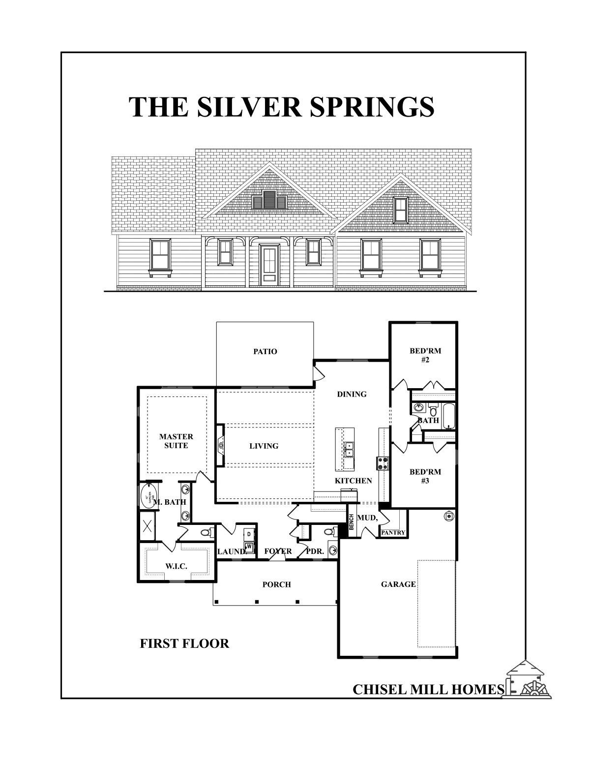 The Silver Springs Floorplan 1
