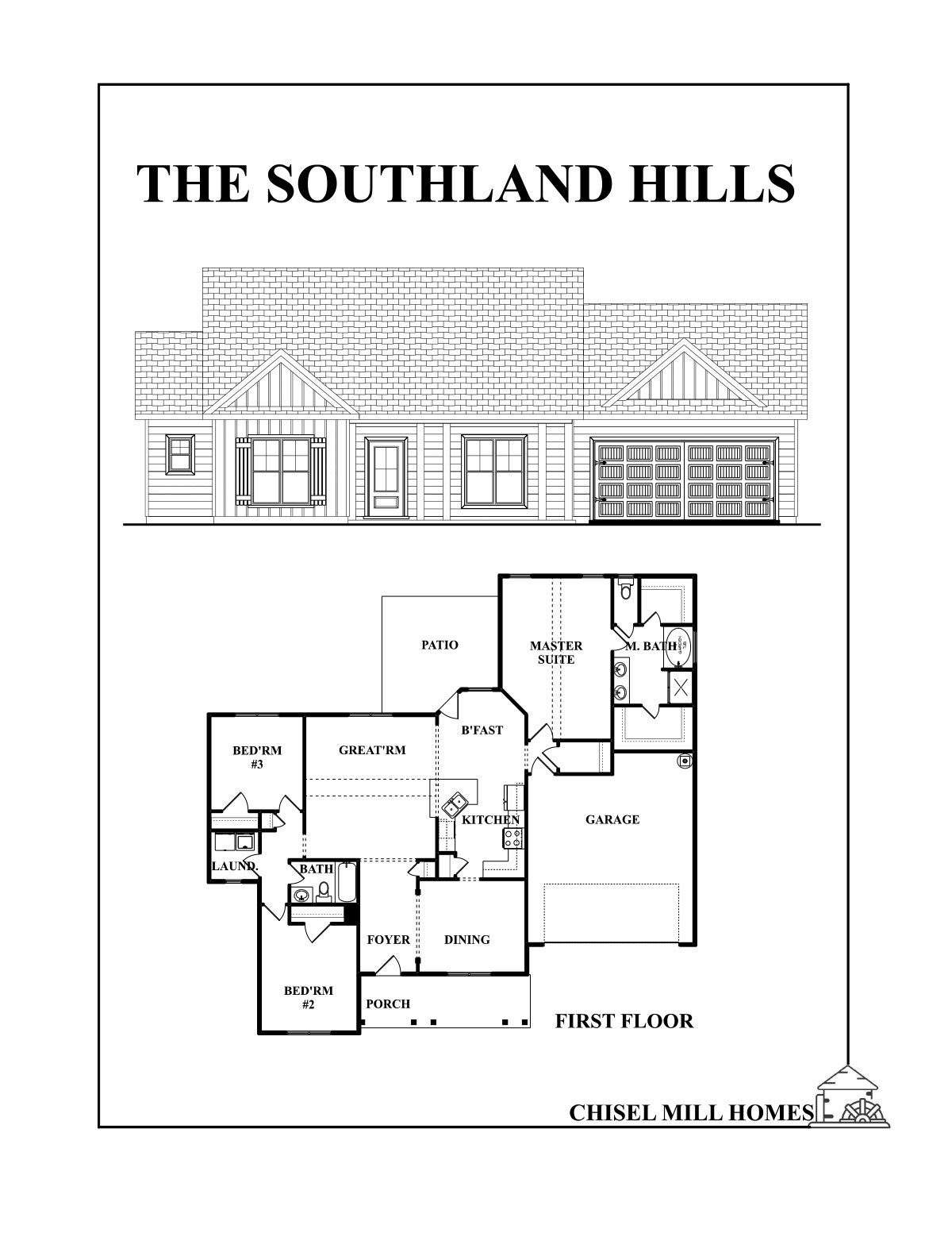 The Southland Hills Floorplan 1