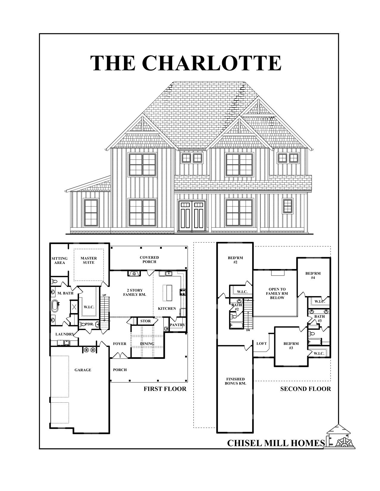 The Charlotte Floorplan 1