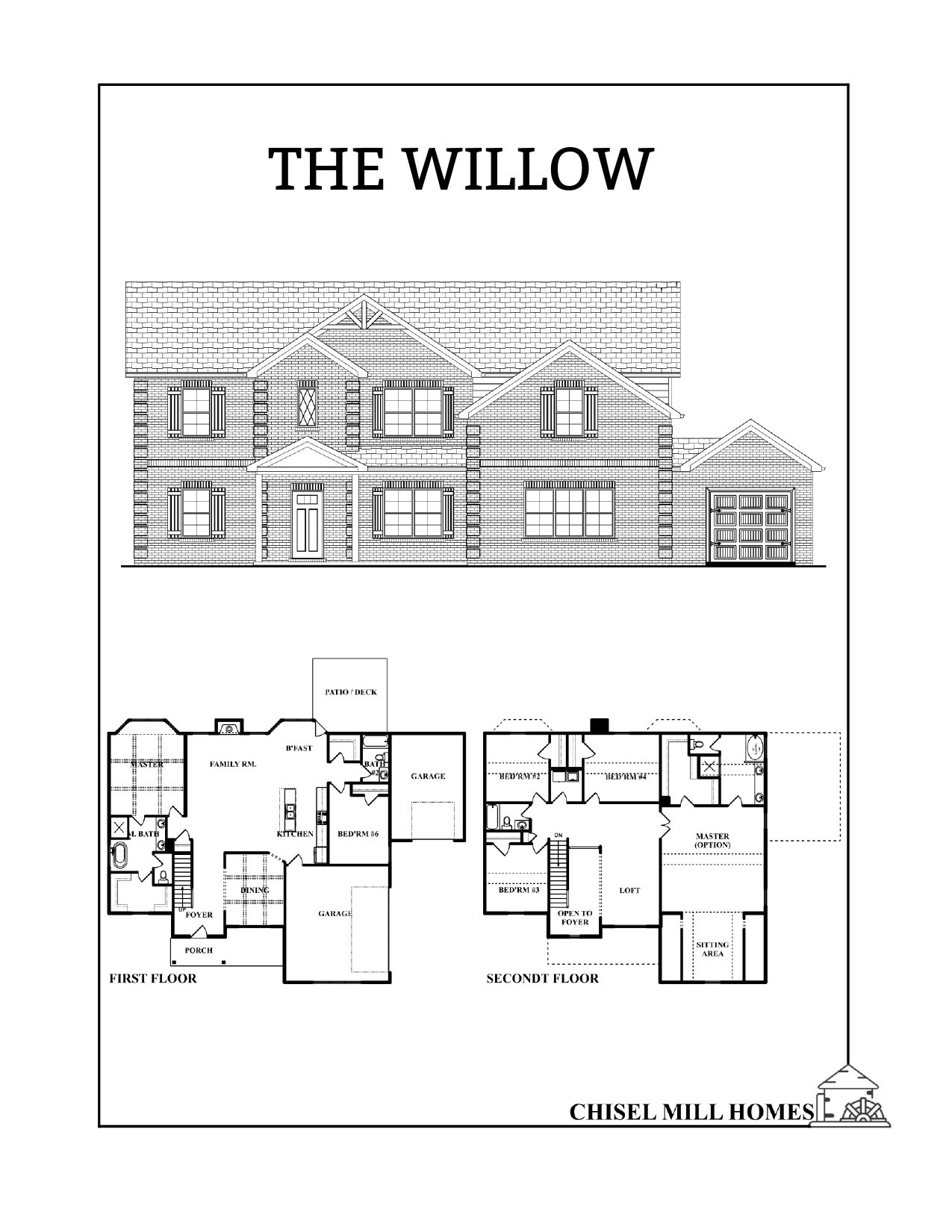 The Willow Floorplan 1