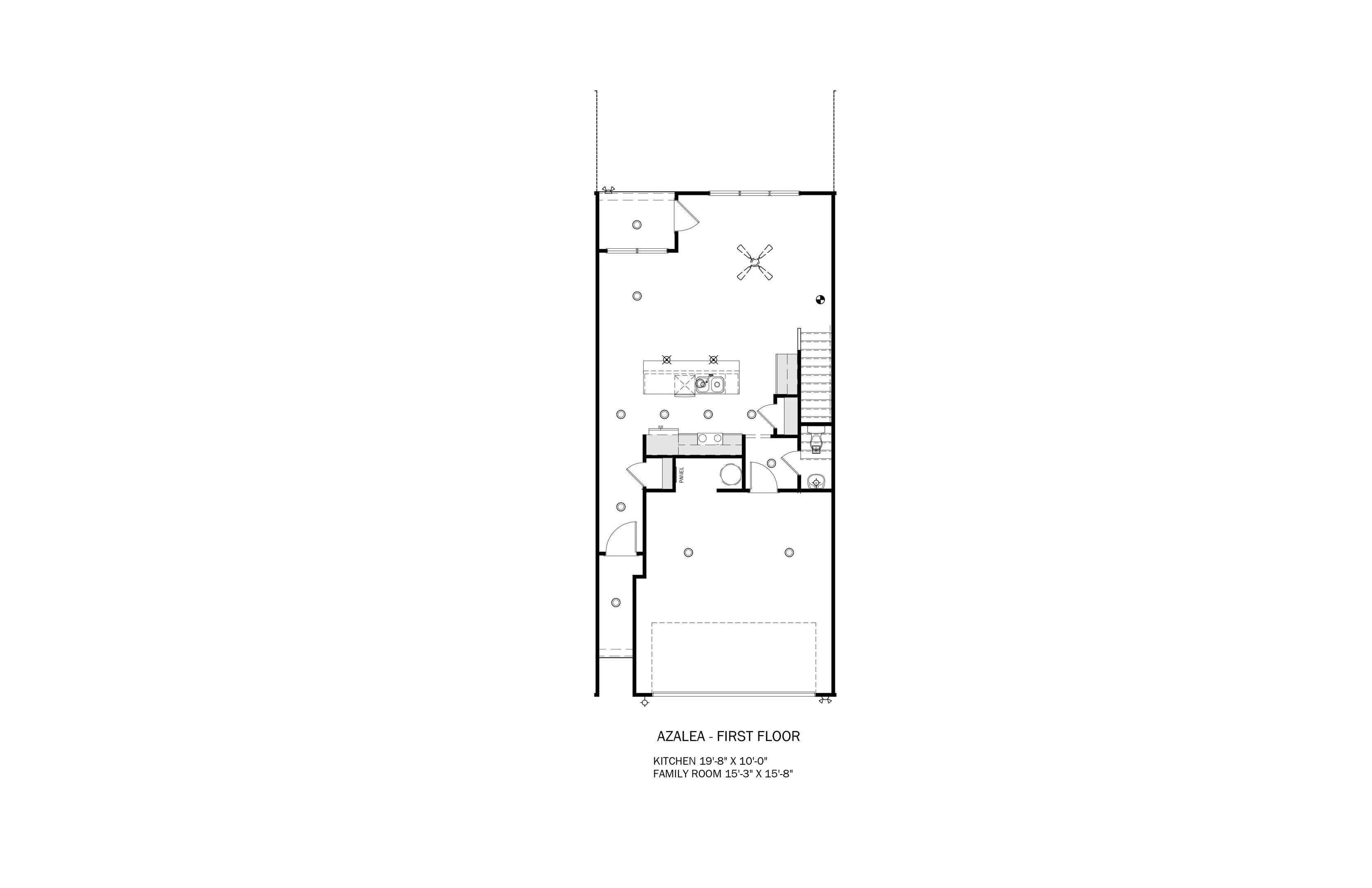 The Azalea Floorplan 1