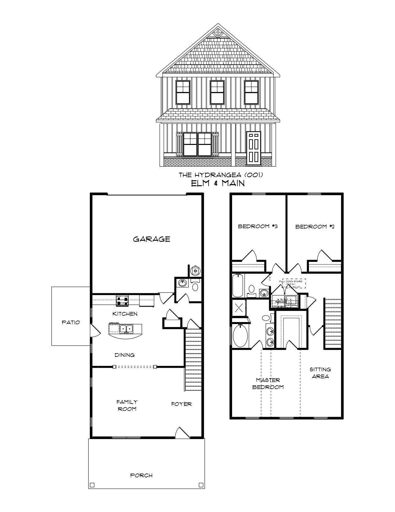 The Hydrangea Floorplan 1