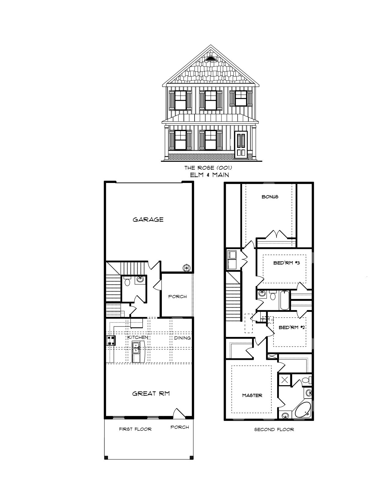 The Rose Floorplan 1