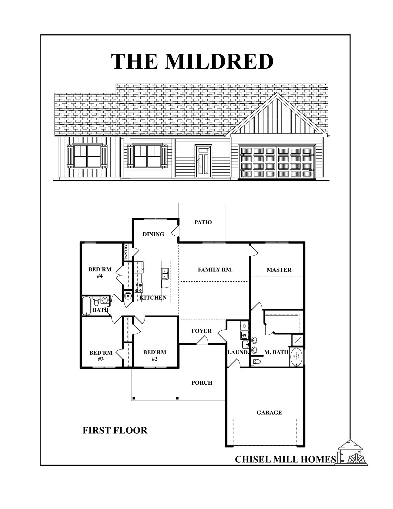 The Mildred Floorplan 1