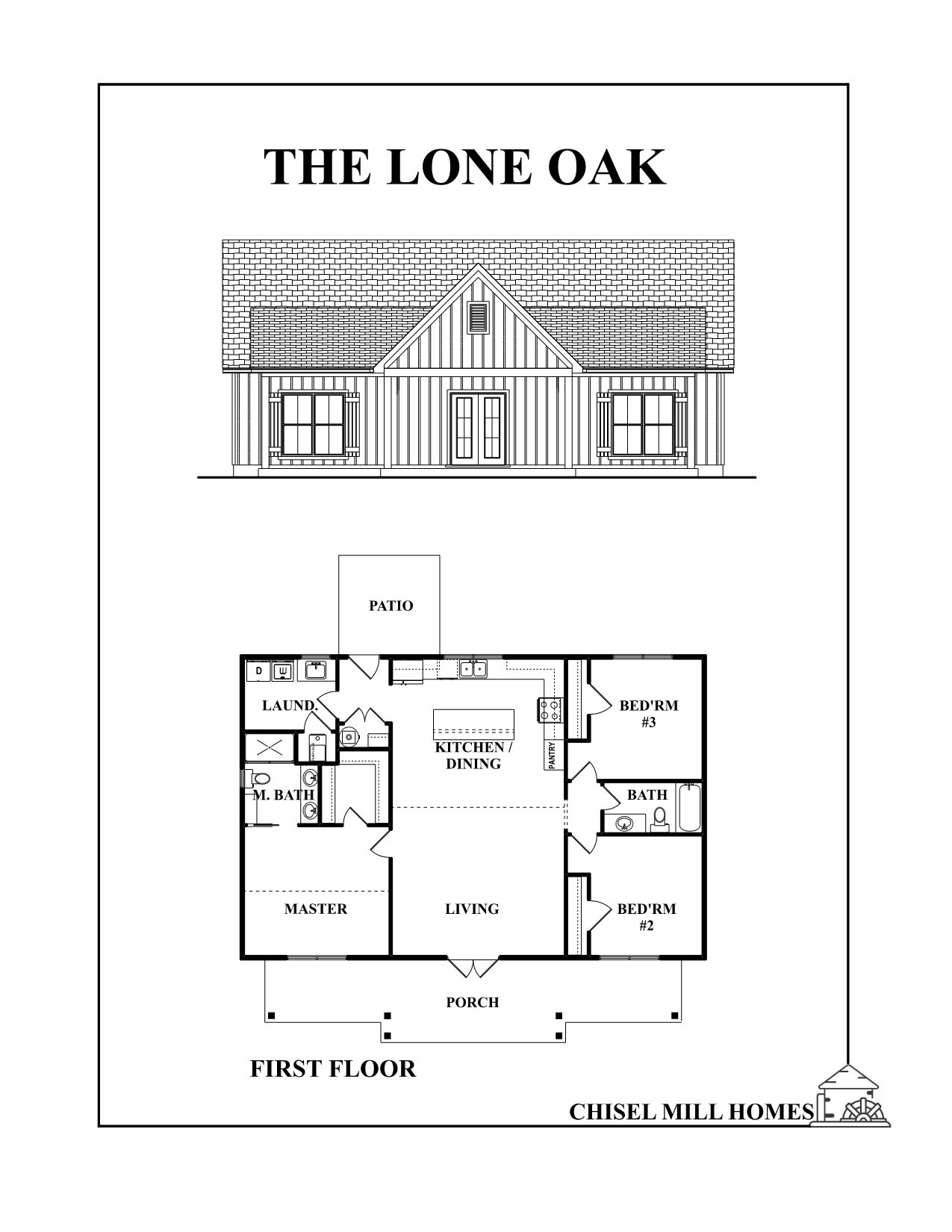 The Lone Oak Floorplan 1
