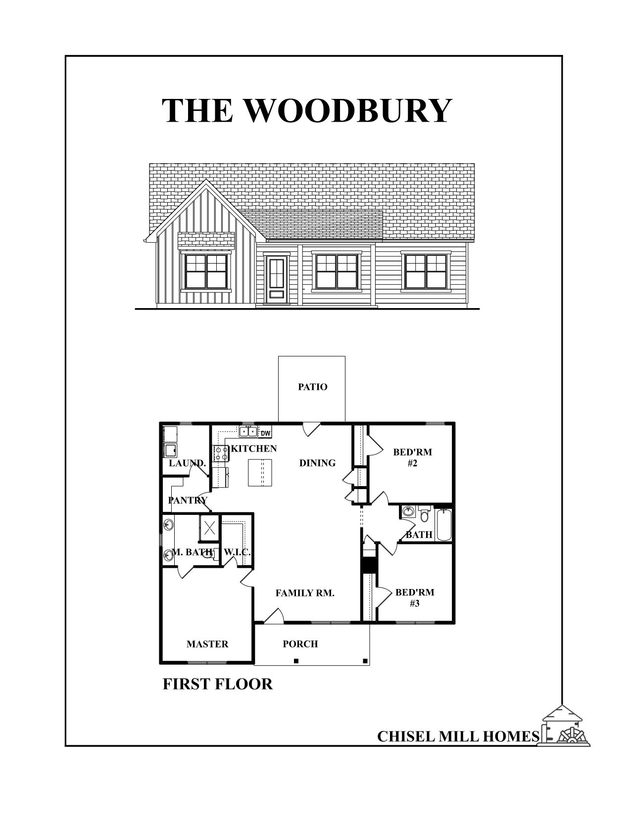The Woodbury Floorplan 1
