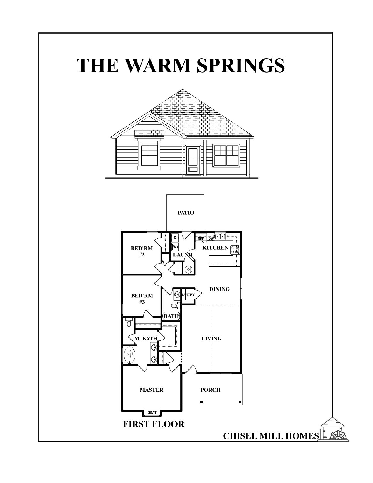 The Warm Springs Floorplan 1