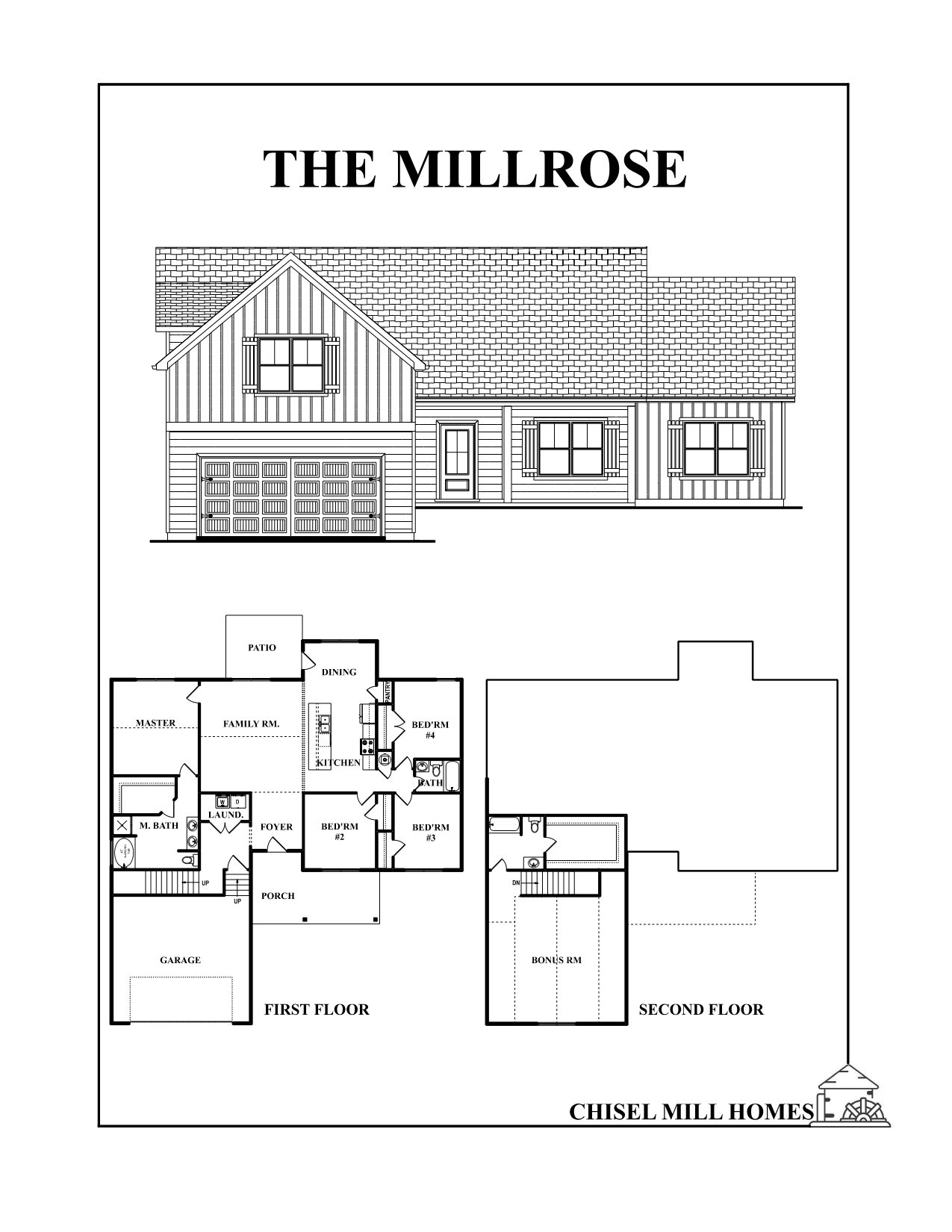 The Millrose Floorplan 1