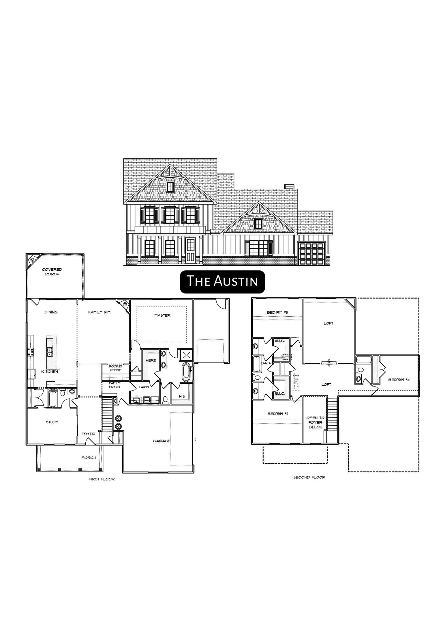 The Austin Floorplan 1