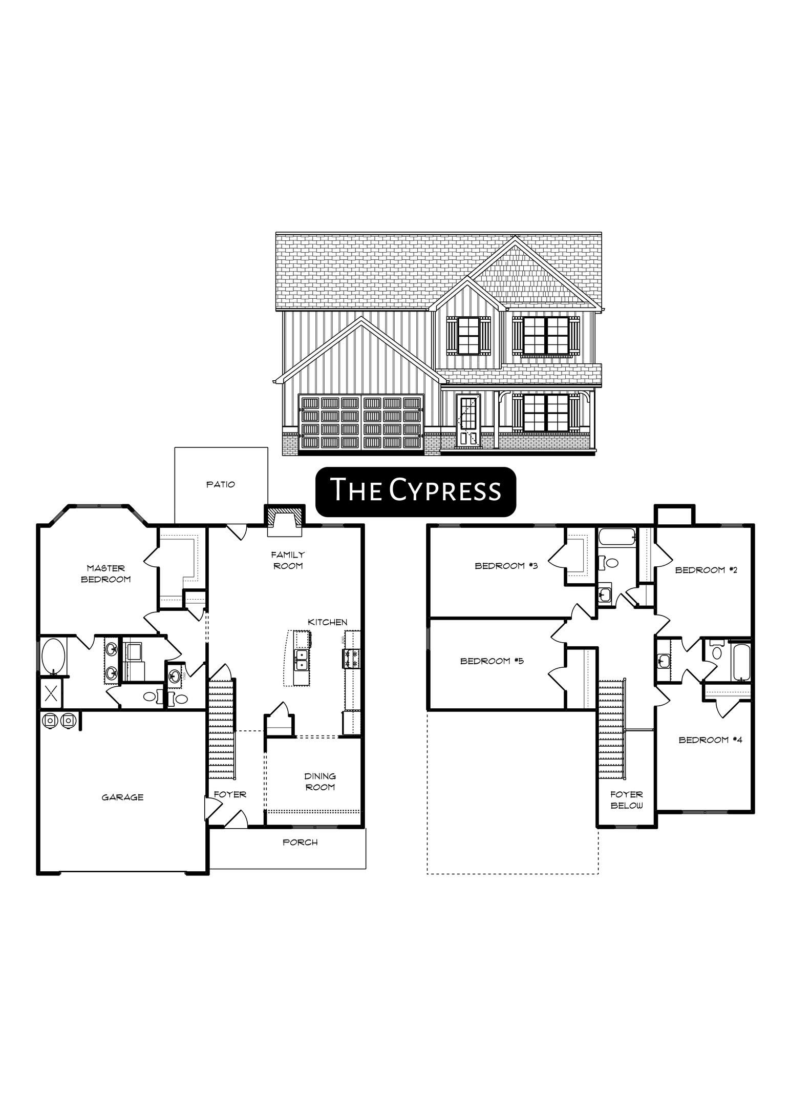 The Cypress Floorplan 1