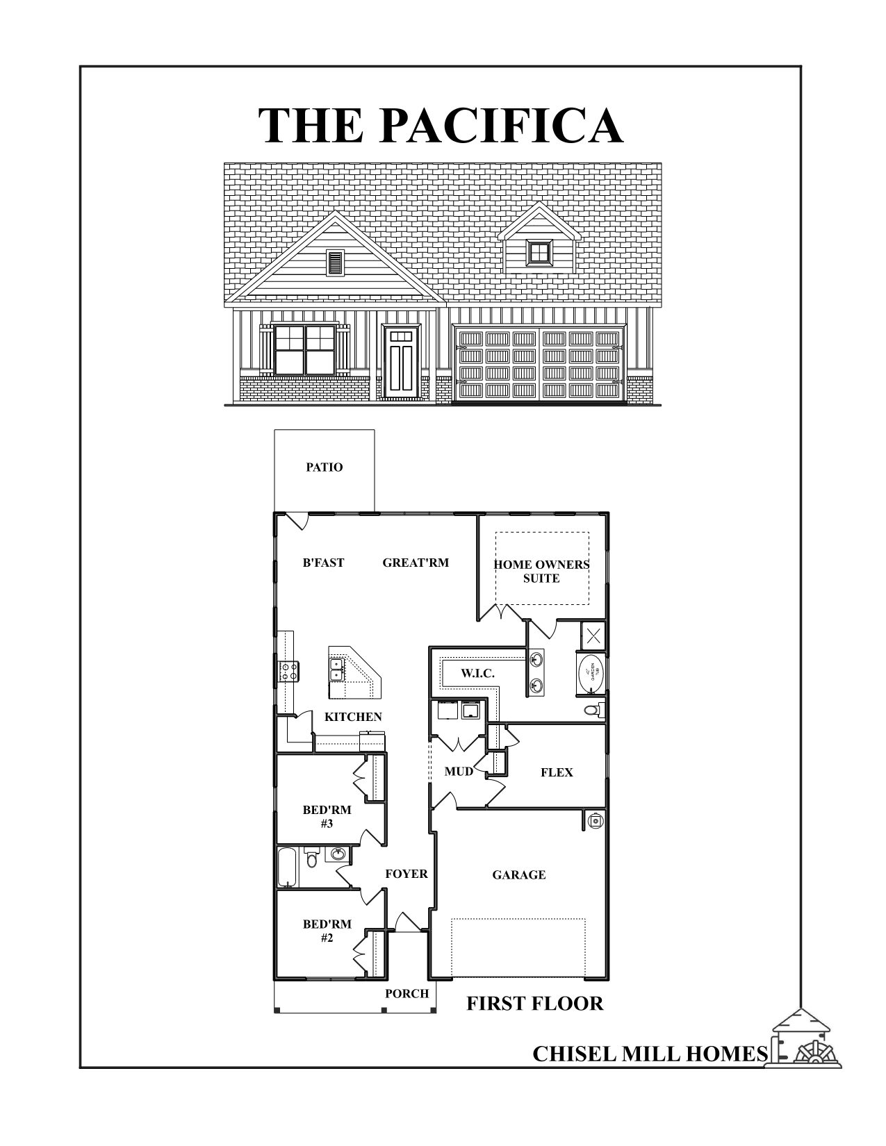 The Pacifica Floorplan 1