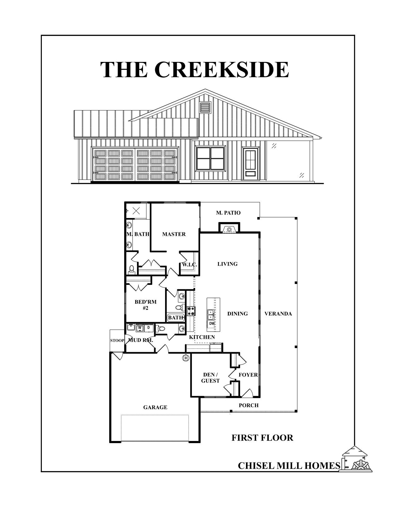 The Creekside Floorplan 1