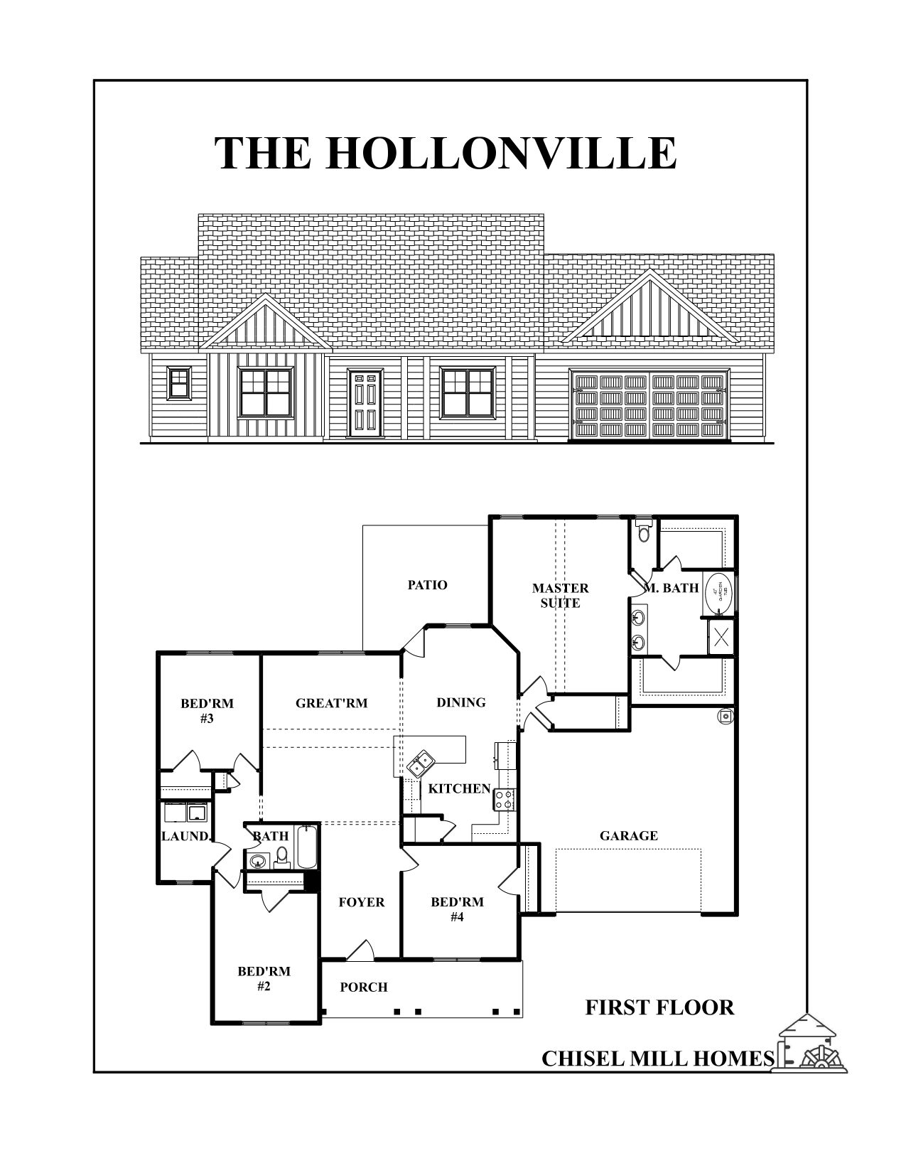 The Hollonville Floorplan 1