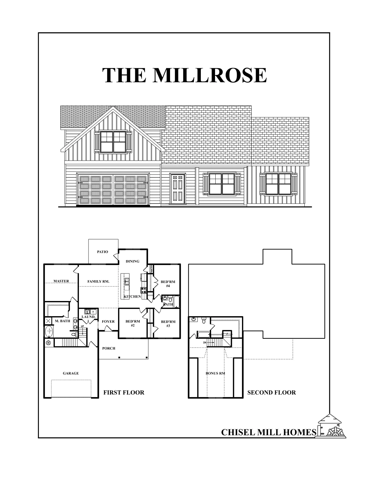 The Millrose Floorplan 1