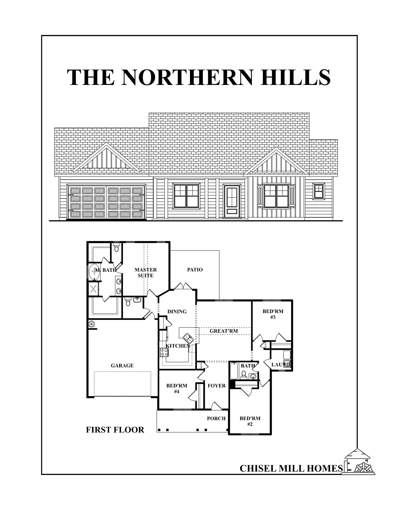 The Northern Hills Floorplan 1