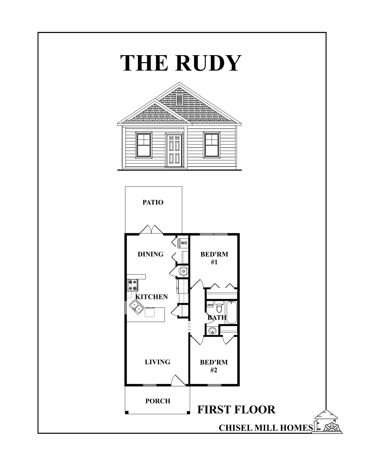 The Rudy Floorplan 1