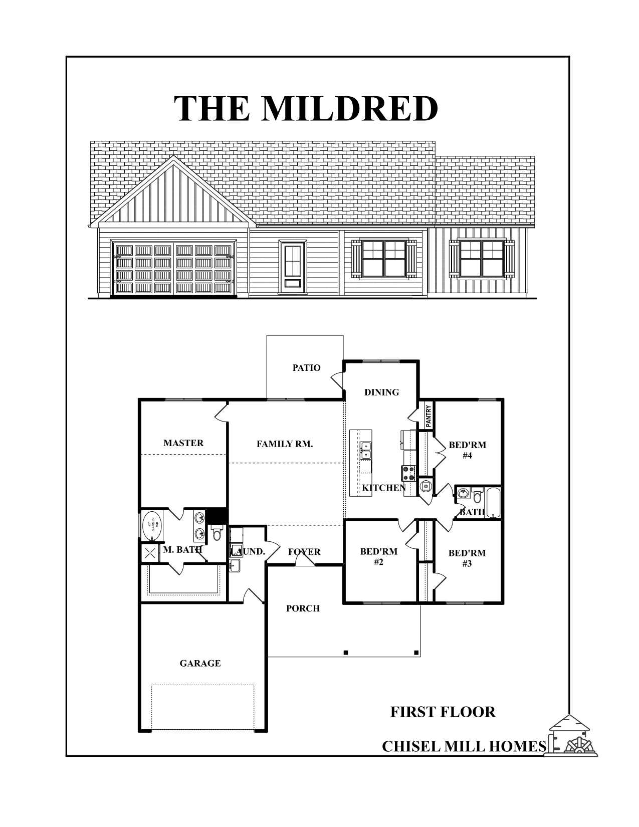 The Mildred Floorplan 1
