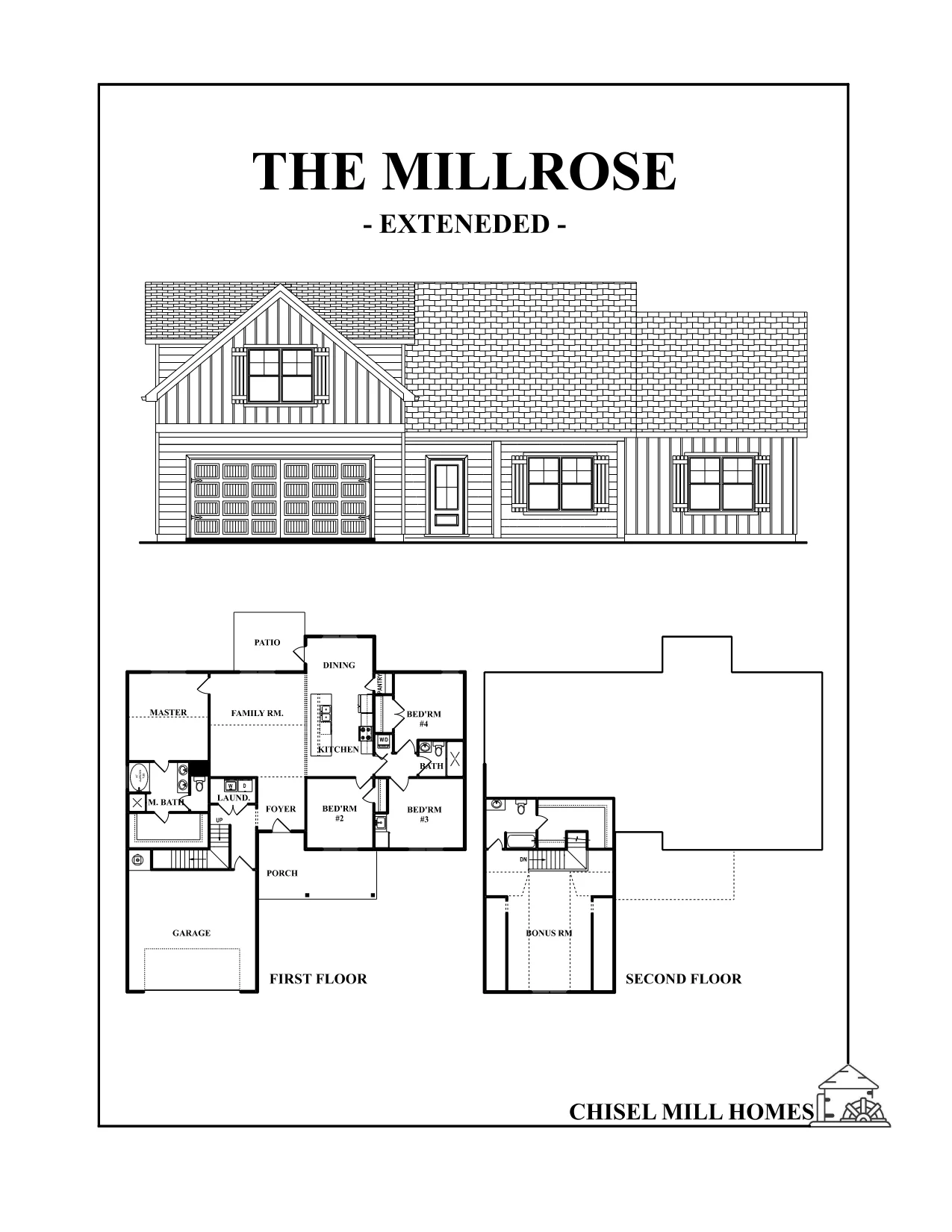 The Millrose Floorplan 1